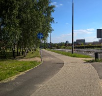 Ścieżka rowerowa przy ul. Korfantego_1