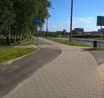 Ścieżka rowerowa przy ul. Korfantego_2